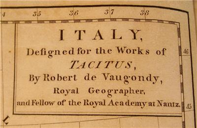 The Works Of Cornelius Tacitus Book Volume 3 Antique 1822 Murphy