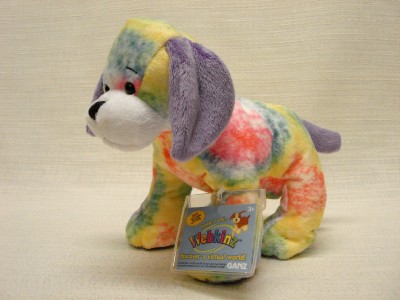 webkinz tie dyed puppy