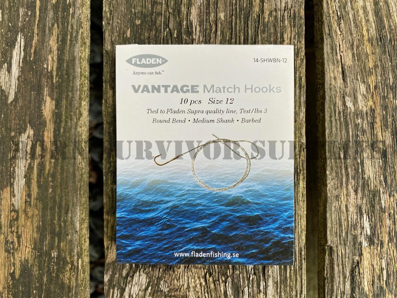 FLADEN BARBED HOOKS TO NYLON (10 Pack) Lengths Links Coarse Fishing