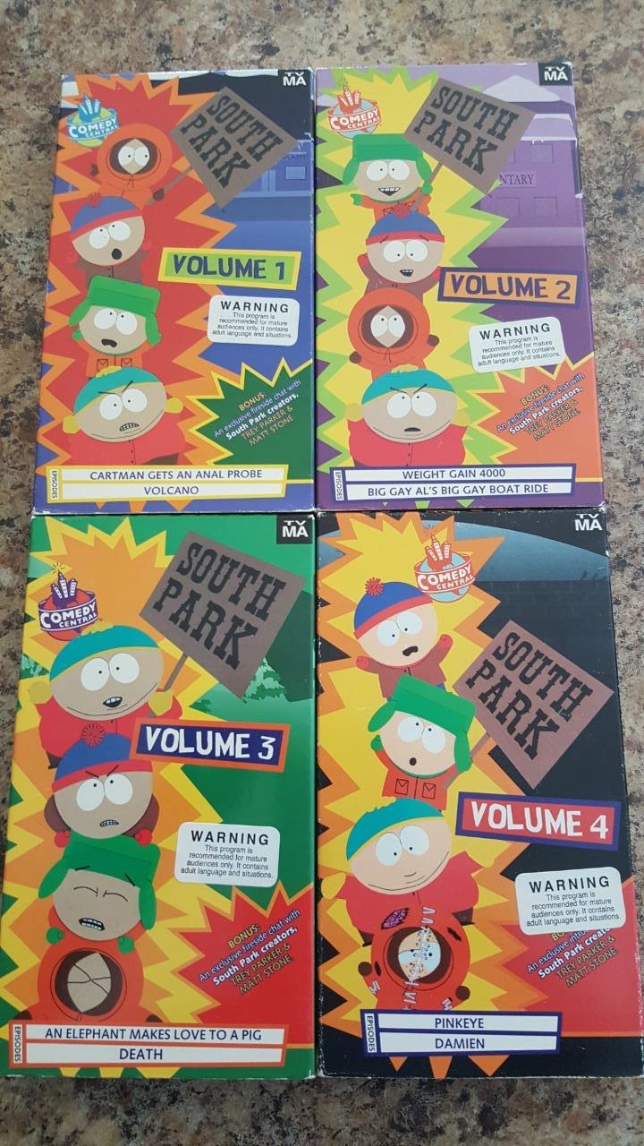 South Park Vhs Tape Collection Ebay