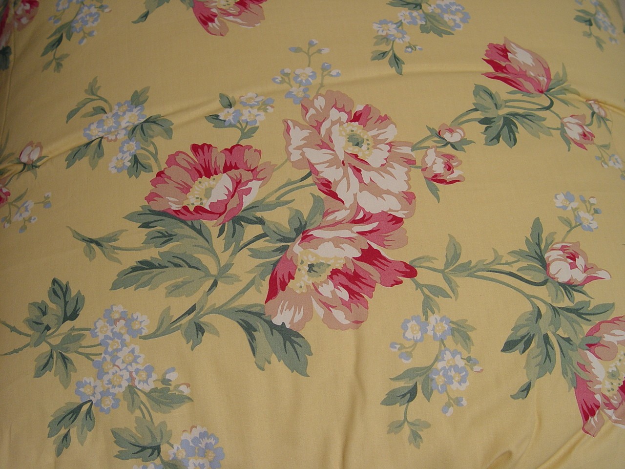 New Ralph Lauren Parsonage Lane Yellow Floral Queen Comforter Set 4pc