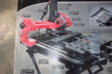Husky 7 Inch Wet Tile Saw with Laser and Stand **NEW IN BOX** | eBay