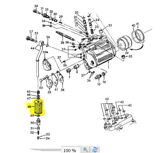 FORD 5000 7000 TRACTOR HYD HYDRAULIC FILTER REPLACES C5NNN832C | eBay