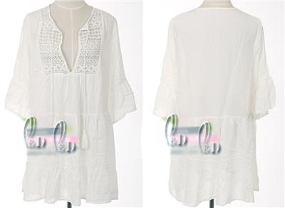 AU STOCK WOMENS LACE KAFTAN KIMONO TOP BIKINI COVER UP BEACH DRESS SW038