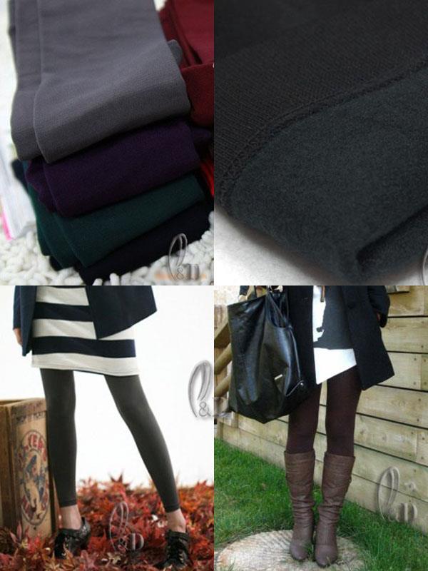 AU SELLER Warm Fleece Thick Ankle Tights Footless Pantyhose hos069 - Picture 11 of 15