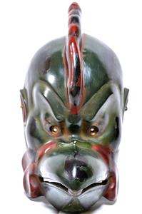 Huge Bird! Japanese Traditional Bugaku Mask KARURA(迦楼羅) Demon