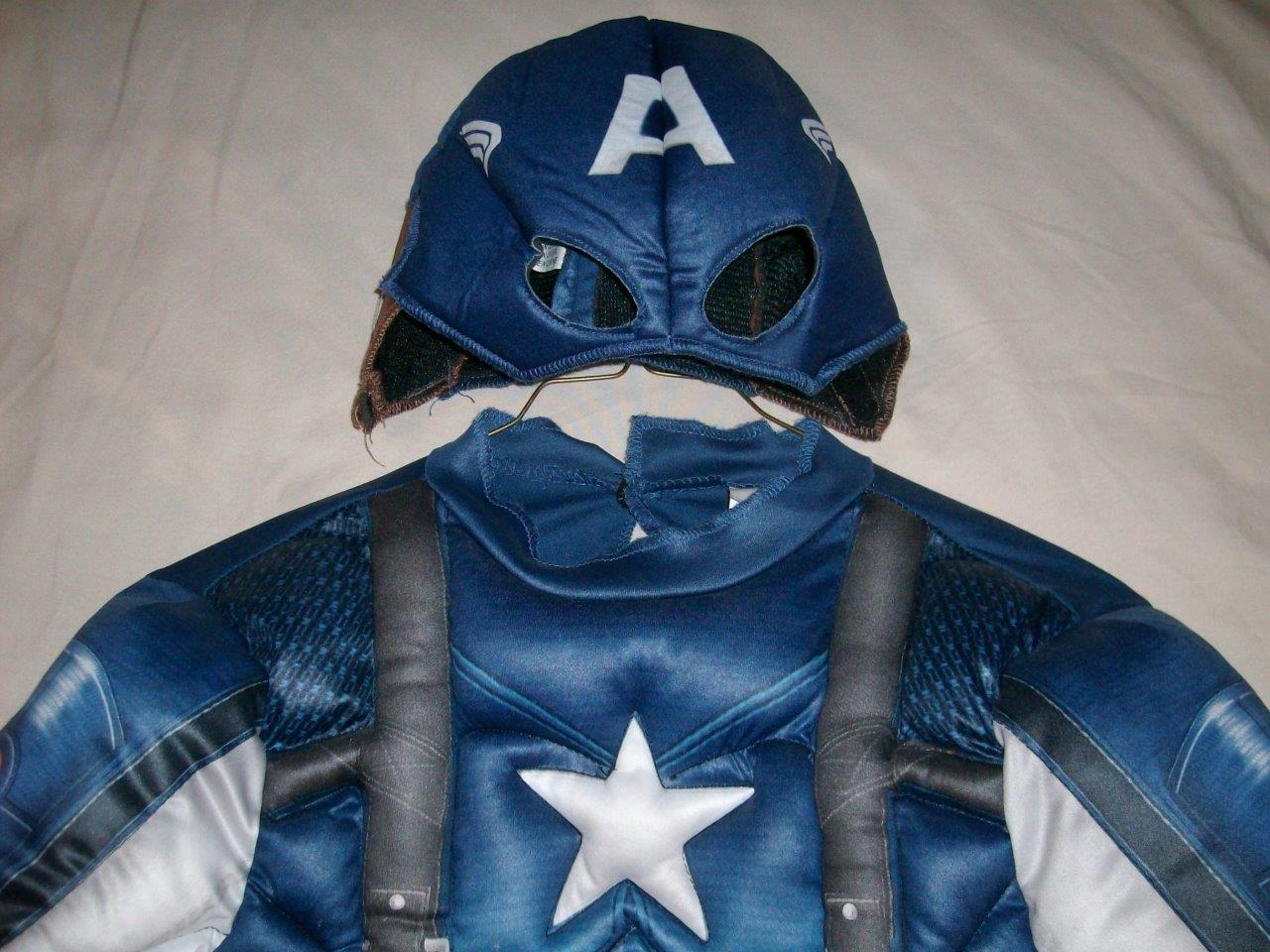 Captain America Winter Soldier Marvel 2014 Costume Mask Boys Large