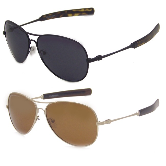US Polo Association Lexington Metal Polarized Aviator Sunglasses 2 ...