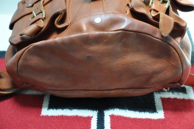 Ralph Lauren RRL Distressed Leather Backpack Rucksack Bag