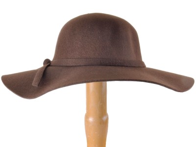 Neuf Style Vintage Feutre Souple Chapeau Borsalino L 58cm Neuf avec Étiquette