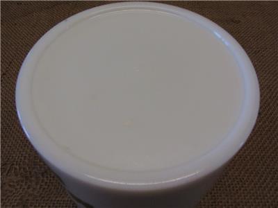 Vintage Carnation Malted Milk White Glass Container Antique Old Malt RARE!  10788