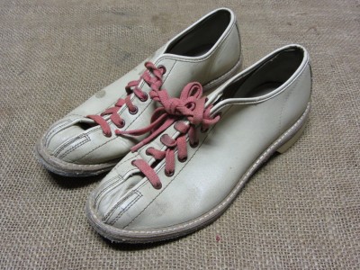 old fashioned bowling shoes