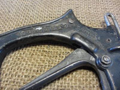 Vintage Cast Iron Markwell No 1 Staple Gun > Antique Picture Frame Rare ...