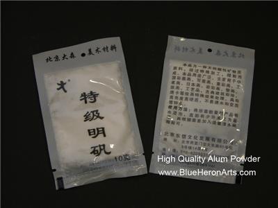 Alum Powder For Chinese Painting Calligraphy And Mounting