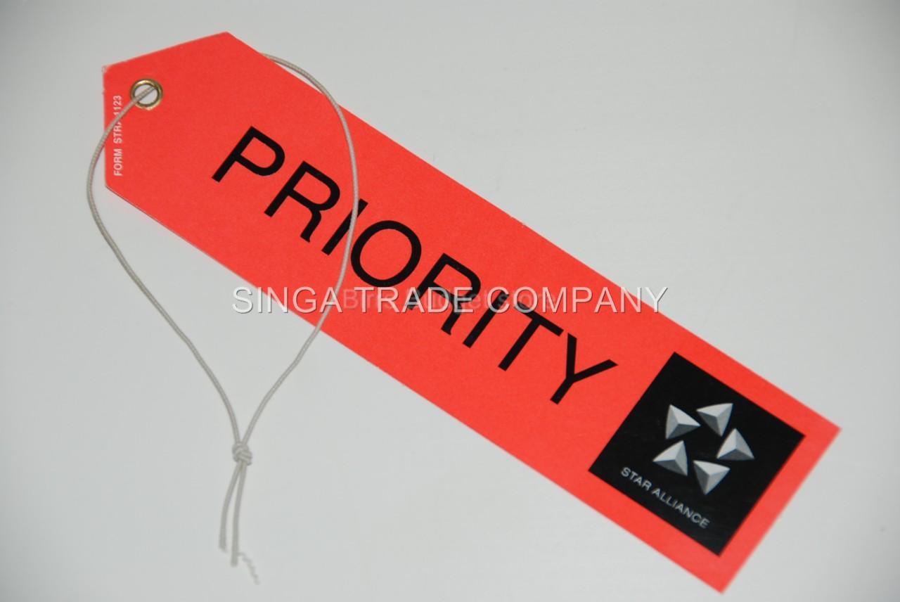 NEW STAR ALLIANCE PRIORITY LUGGAGE TAG-1 TAG