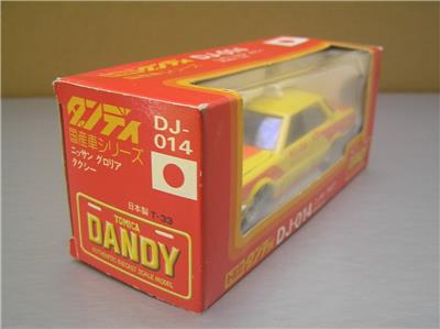 Tomica Dandy DJ-014 Nissan Gloria Taxi scarce yellow color 1