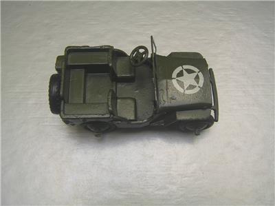 Jeep Militaire Dinky Toys 153a - Version Export US, Métal, Collection, Complète