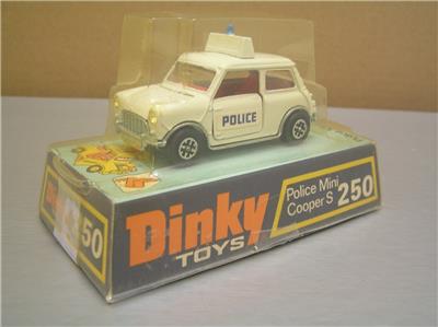 Dinky Toys 250 Police Mini Cooper S Late Issue made in