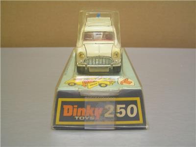 ディンキー（Dinky Toys）No.250 ポリス・ミニ・クーパー Dinky Toys 250 Police Mini Cooper S Car 1968 White W/Box | eBay