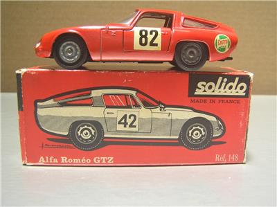 Miniature Solido N°148 1/43 - Alfa Roméo GTZ - Occasion