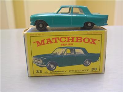 Matchbox Regular Wheels #33 Ford Zephyr 6 made in England