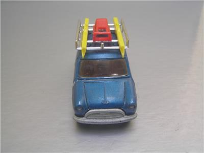 Mebetoys Mattel A-61 Mini Minor Con Sci with Skis metallic
