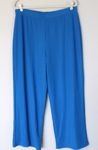 Susan Graver Lustra Knit Pants -Petite TEAL PX-LG | eBay