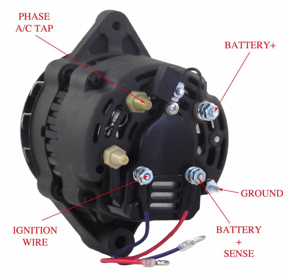 NEW ALTERNATOR FITS MOTOROLA MARINE INBOARD & STERNDRIVE ... wilson alternator wiring diagram 