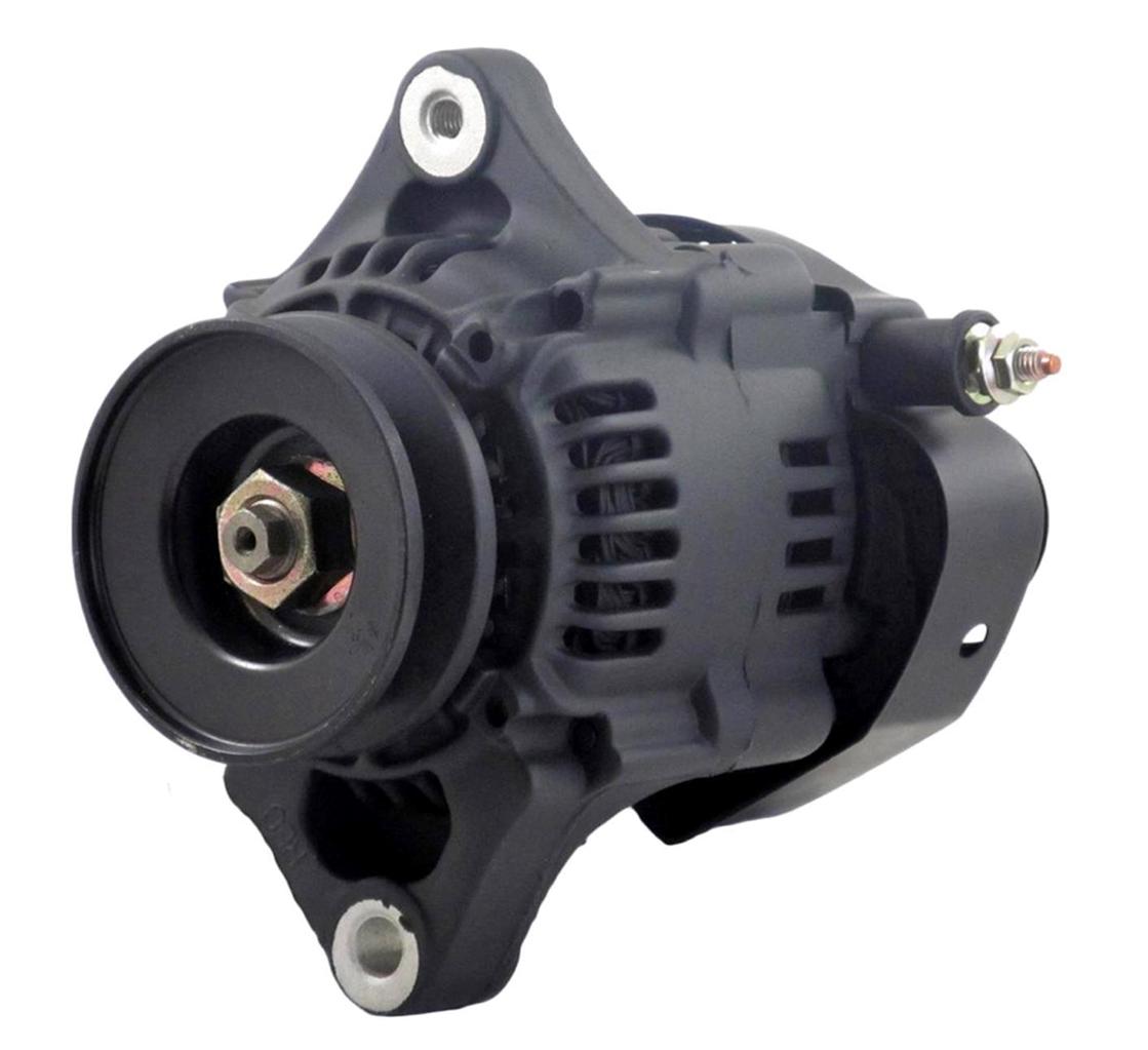 Details About New Chevy Mini Alternator Fits Denso Street Rod Race 93mm Black 60amp 1 Wire