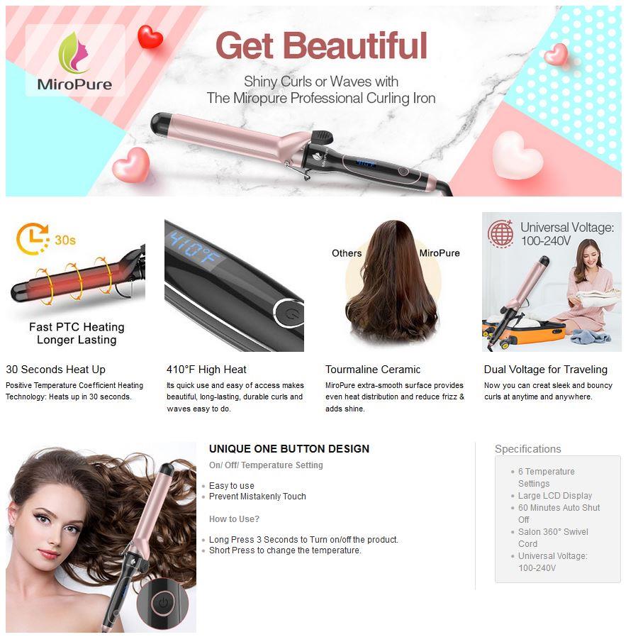 miropure curling iron