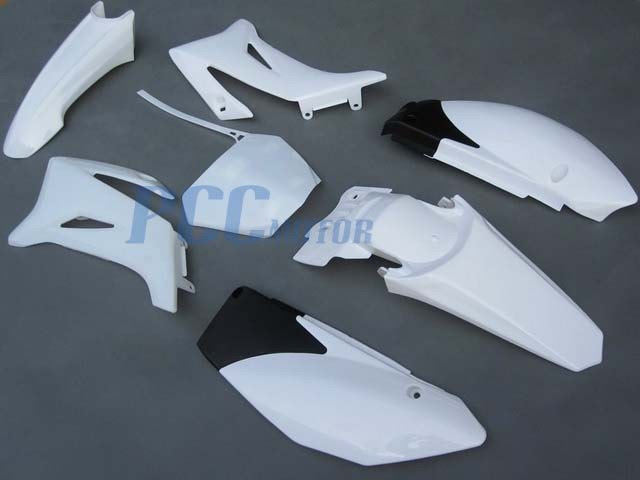 For Yamaha Plastic Body Shell Fender Kit for TTR110 White