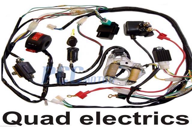 50 70 90 110CC ATV WIRE HARNESS WIRING CDI ASSEMBLY QUAD ... wiring harness for chinese atv 