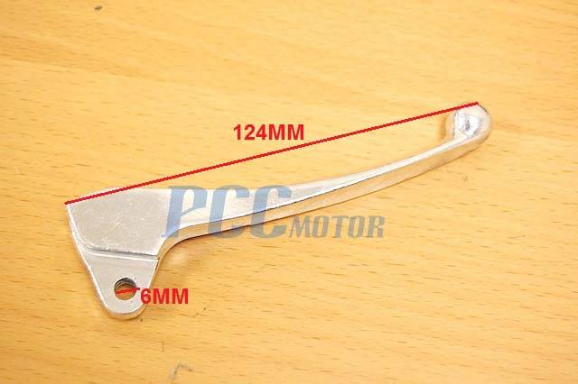 thumbnail image 2 of Brake Lever Set Left/Right For Yamaha PW 50 Y-Zinger – Silver, Replaces 2T4-83912-01/02 2 of 4