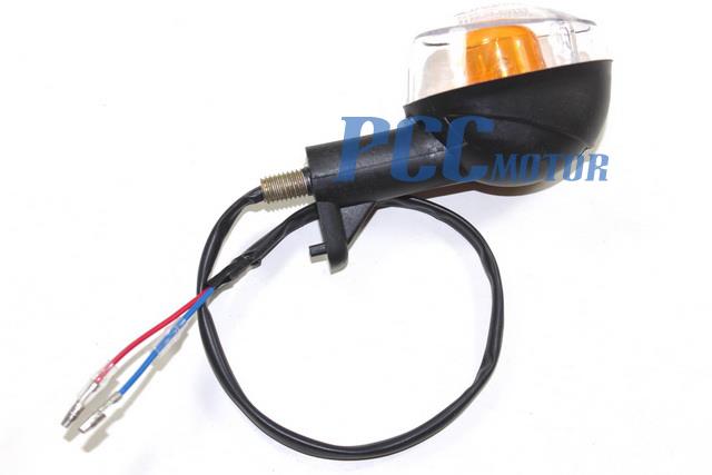 2x Moped Scooter Front Turn Signal Light GY6 50 150cc 12V 2 Pin Wire Bike H LT31