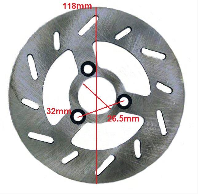 120mm disc rotor