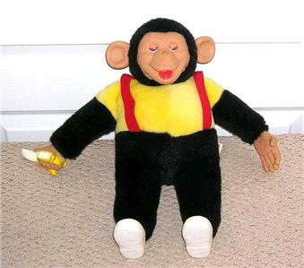 zip stuffed monkey