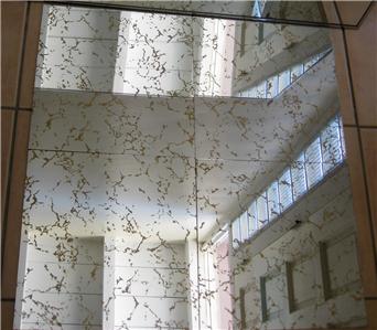 Ten 12x12 Vintage Retro gold vein mirror tiles Mid Century (70 sq. feet
