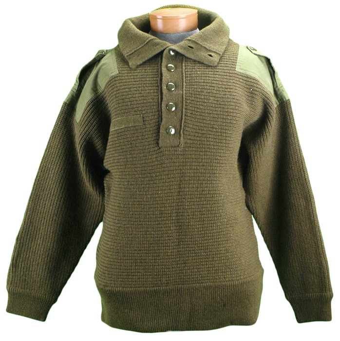 MIL TEC By STURM Men's AUSTRIAN ARMYJumper MILITARY Sweater 100% Wool ...