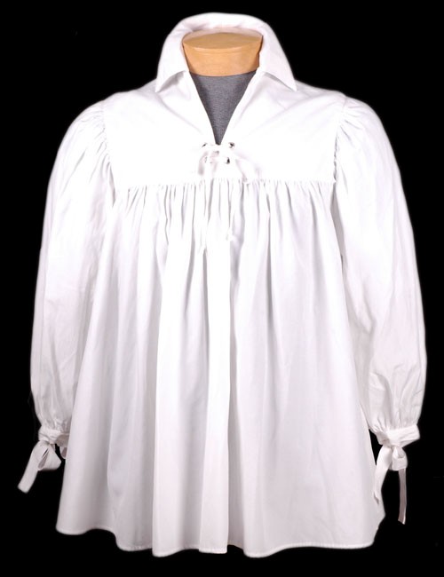 Vintage Men's Renaissance-Pirate-Medieval White Shirt - One Size | eBay