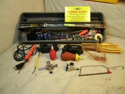 RC Airplane Tool box w/power panel, torqmaster LC, charger, Sullivan ...