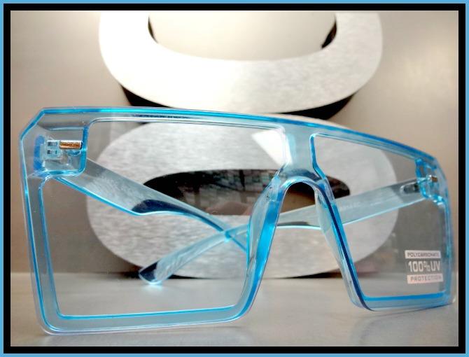 OVERSIZED Exaggerated RETRO Shield Style SUNGLASSES Large  display picture 1