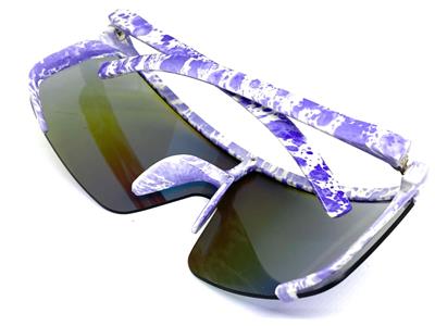 Oversize RETRO SPORTY WRAP AROUND Shield SUN GLASSES Huge