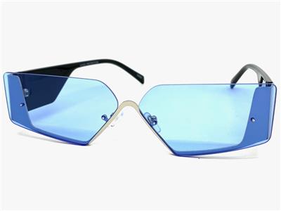 Oversized Sunglasses side Cut reflective  Festival Sunglasses Amazon.com: YUANLUIGV Wrap Around Oversized Sunglasses for  main image 2