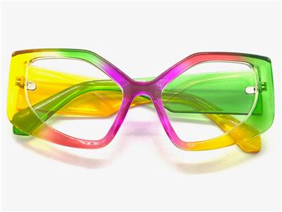 Women's Funky Unique Retro Modern Clear Lens EYE GLASSES