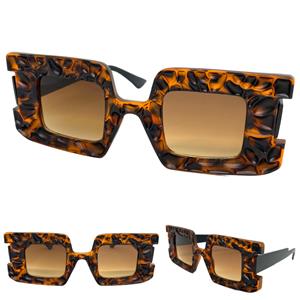 Retro Oversized Square Polarized Sunglasses Vintage Shades Large Tortoise Brown Amazon.com: SOJOS Retro Oversized Square Polarized  main image 4