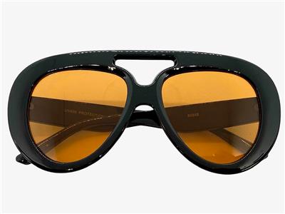 OVERSIZED EXAGGERATED Vintage Retro Style SUNGLASSES Big Black