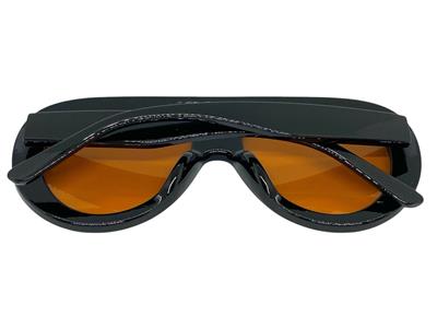 OVERSIZED EXAGGERATED Vintage Retro Style SUNGLASSES Big Black