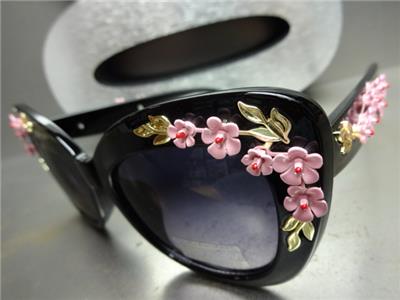 VINTAGE RETRO CAT EYE Style SUN GLASSES Black Frame Unique  display picture 2