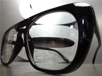 Newbee Clear Lens Frames – Vintage Square Retro Glasses – Unisex UV400 – Tortoise Shell