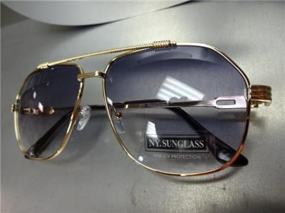 Aviator Sunglasses Ray-Ban Unisex Retro Sunglasses - Gold  display picture 2